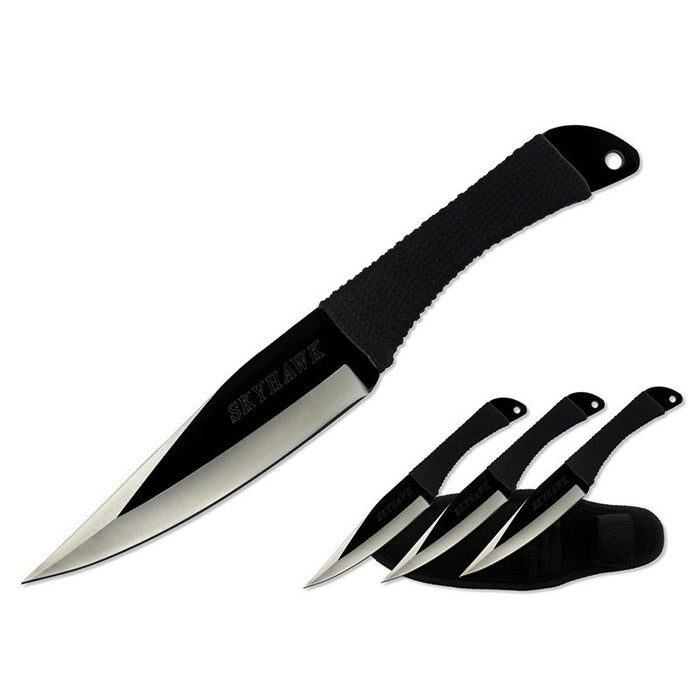 Skyhawk - 9″ Iron Shinai Throwing Knife Set