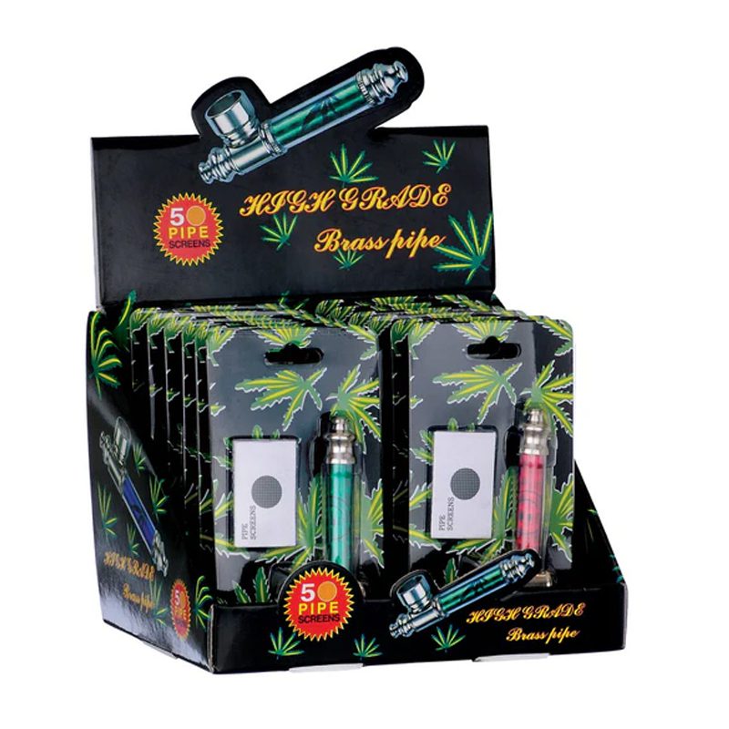 3" Metal Pipe With Lead Design