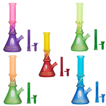 Xtreme - 12" Colour Craze Neon Spiral Bong