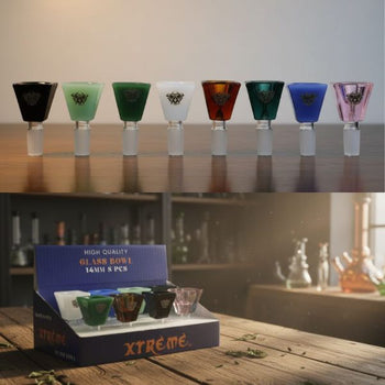 Xtreme - 14mm Cube Shape Glass Bowl