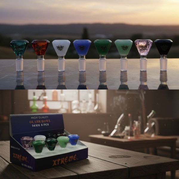 Xtreme - 14mm Hexagon Crystal Glass Bowl