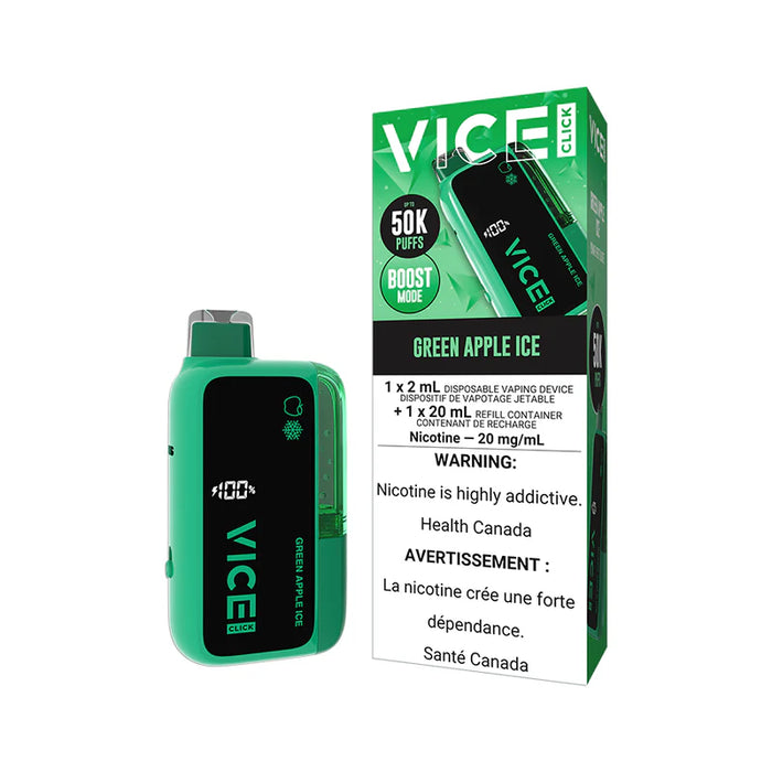 Vice Click Rechargeable Disposable Vape 2+20mL