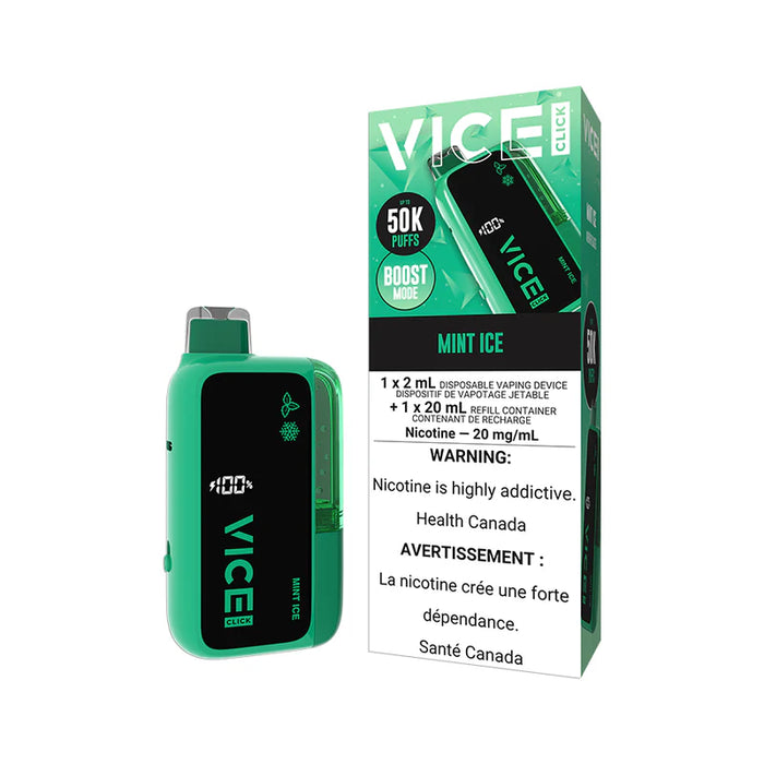 Vice Click Rechargeable Disposable Vape 2+20mL