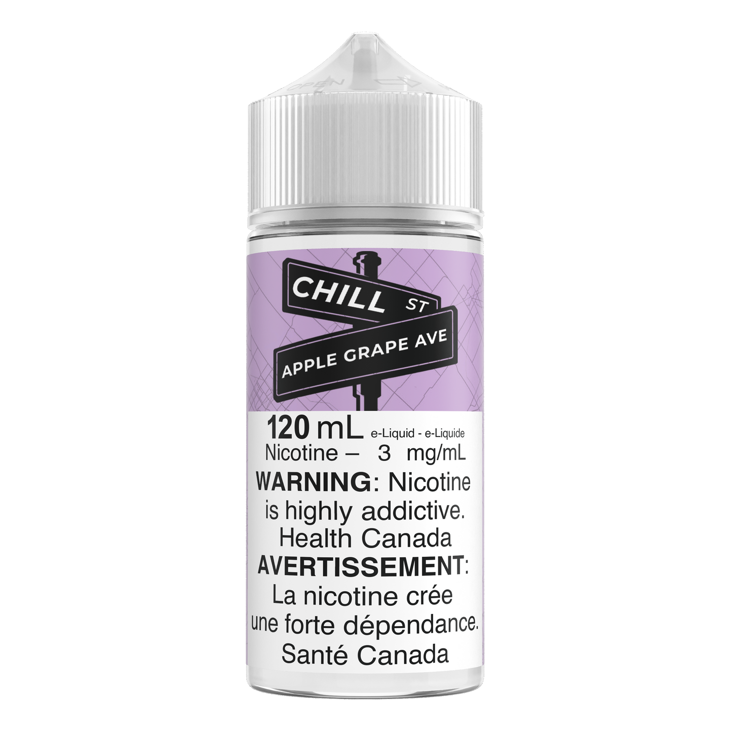 Chill St. 100mL Salts - Apple Grape Ave.