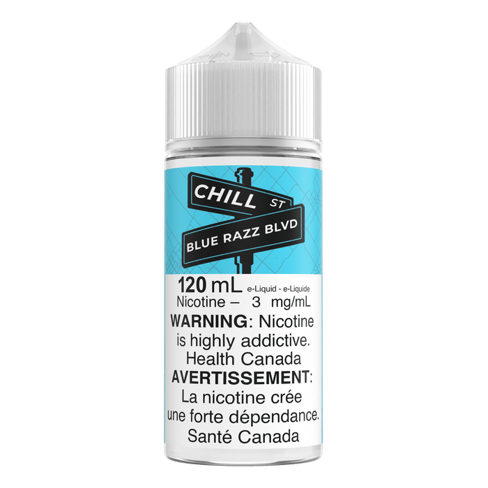 Chill St. 120mL E-liquid - Blue Razz BLVD