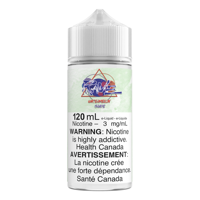 Rave 120mL E-liquid - Watermelon Grape