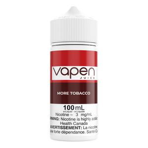 More Tobacco - Vapen Juice Canvape.com More Tobacco - Vapen Juice Canvape.com