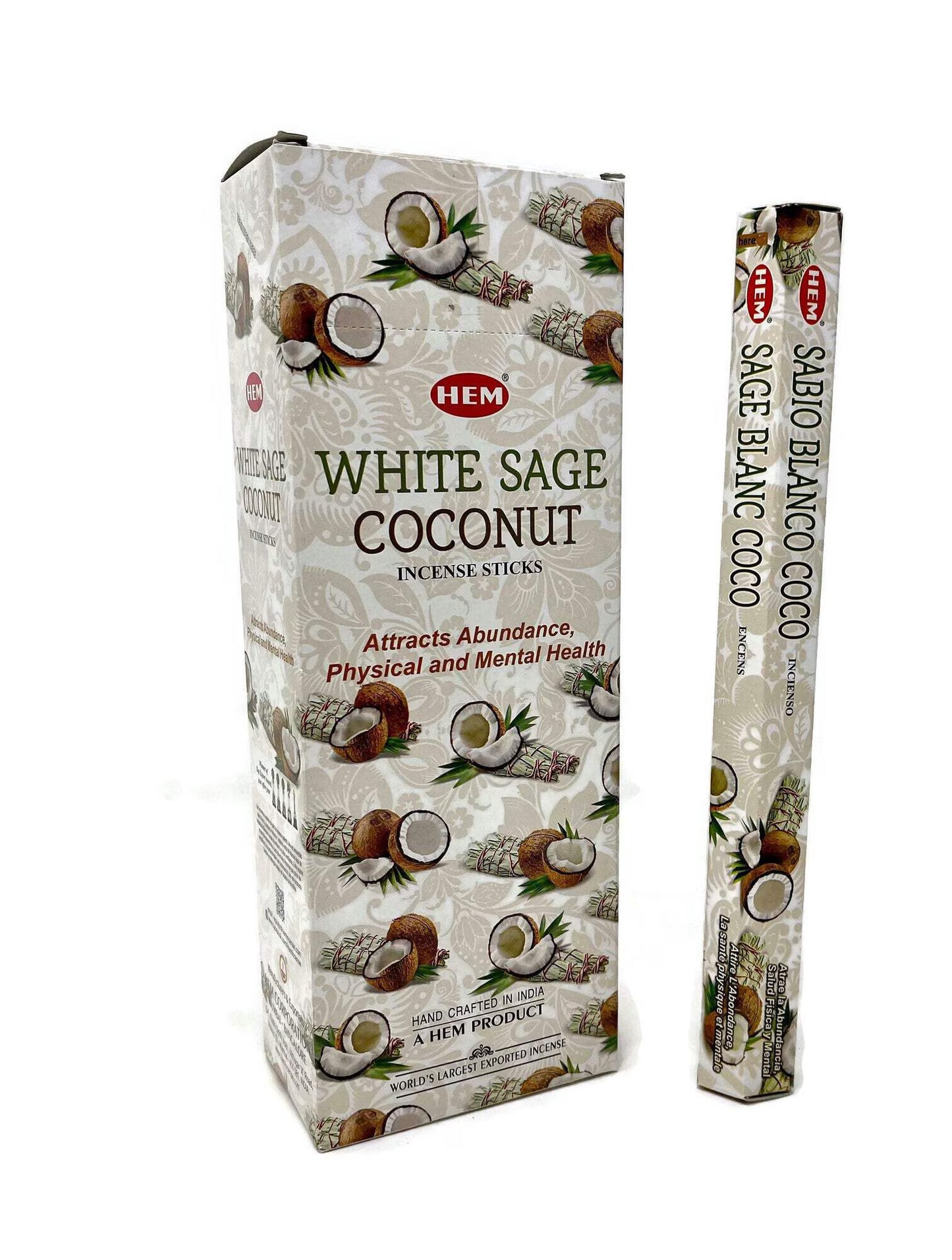 HEM - White Sage Coconut - 20 Sticks