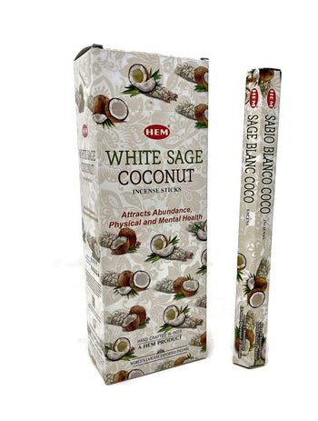 HEM - White Sage Coconut - 20 Sticks