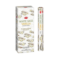 HEM - White Sage Vanilla Incense Sticks - 20 Sticks