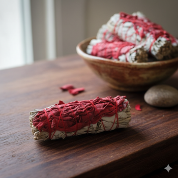 4" White Sage & Dragon's Blood Smudge Stick