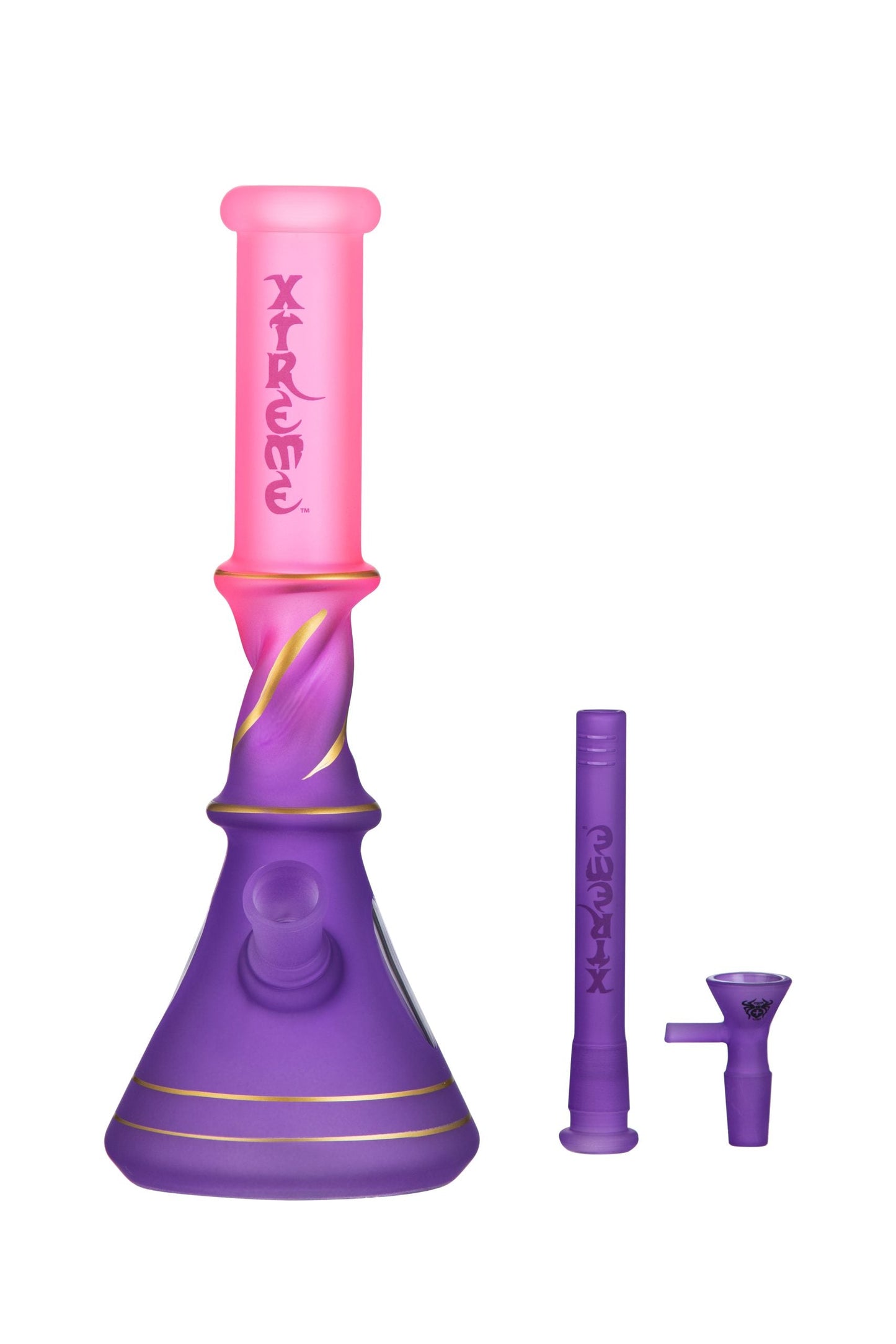 Xtreme - 12" Colour Craze Neon Spiral Bong