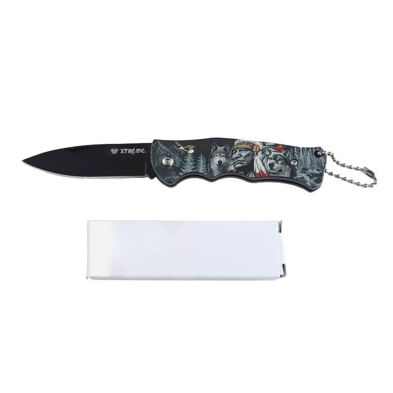 Xtreme - 6.30″ Spirit Wolf Foldable Pocket Knife