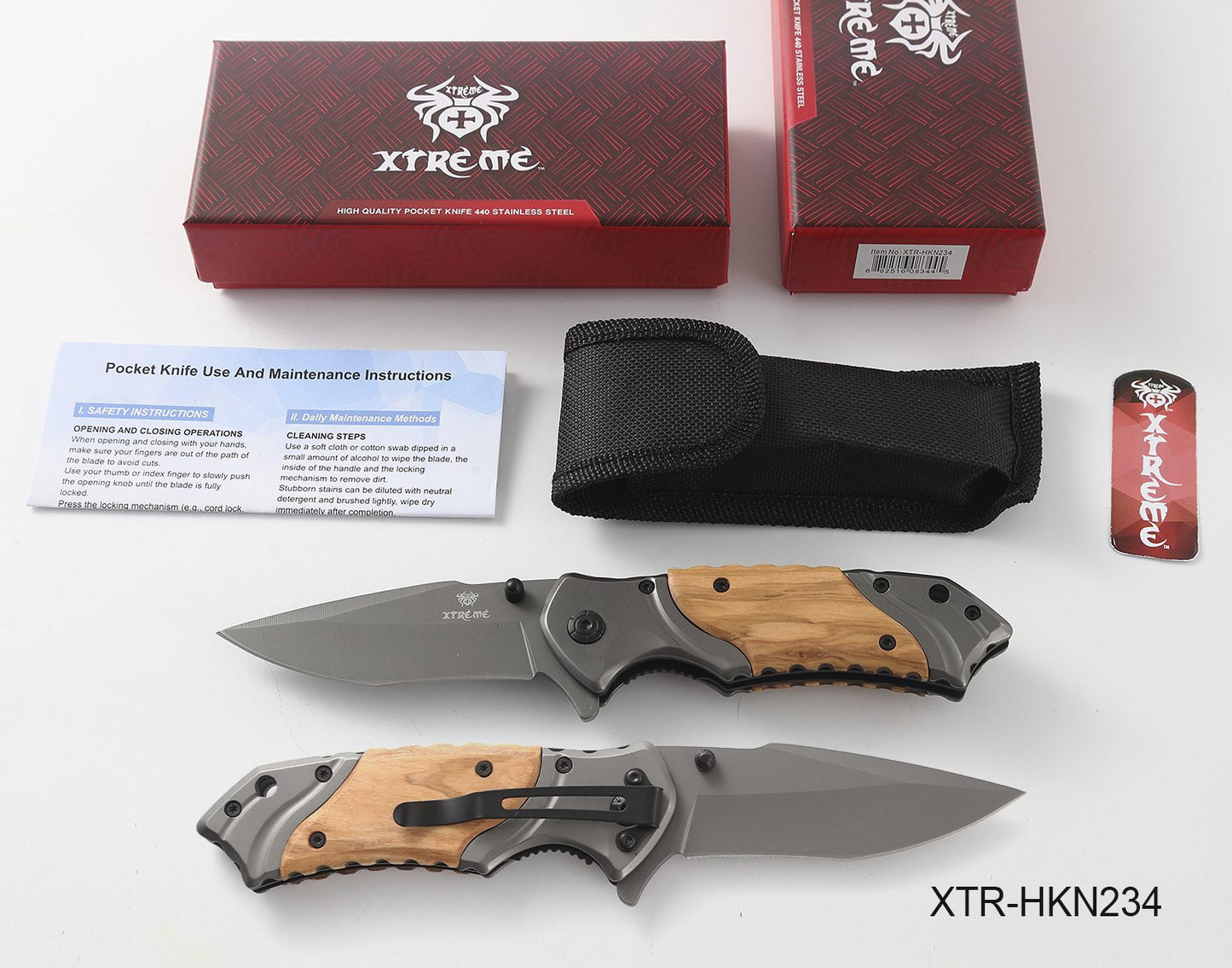 Xtreme - 8.07" Timber Ridge Foldable Pocket Knife