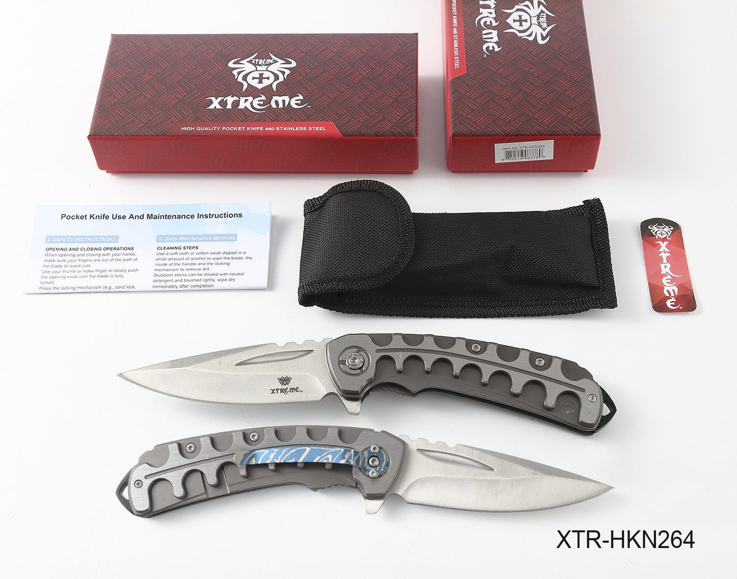 Xtreme - 9.25" Titanium Talon Foldable Pocket Knife