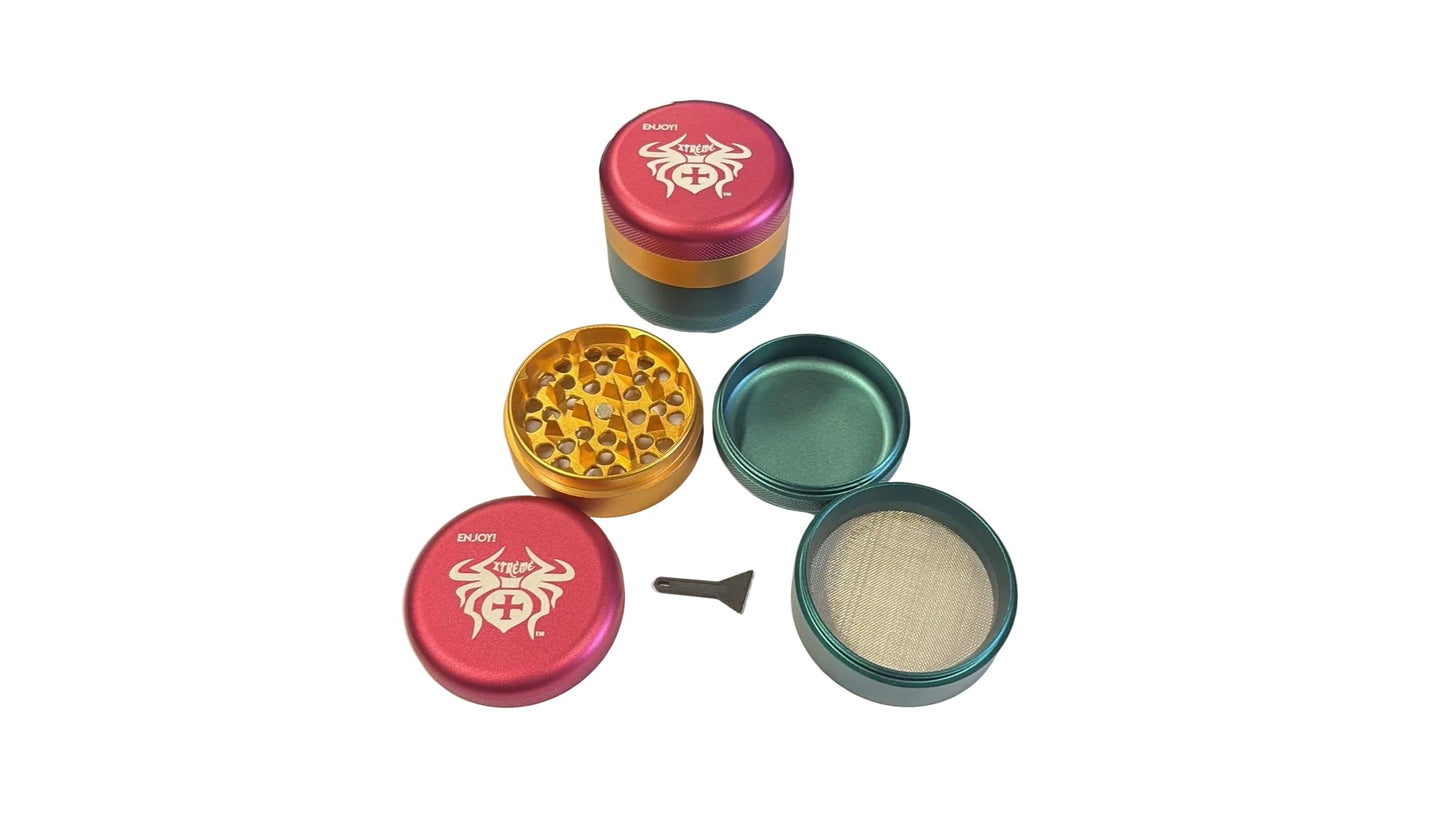 XTREME 4 Parts Aluminum 65mm Grinder