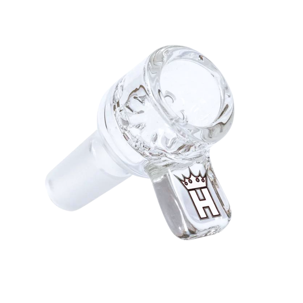 Hoss Glass - 14mm Screen Bowl w/ Coloured Rectangular Tab