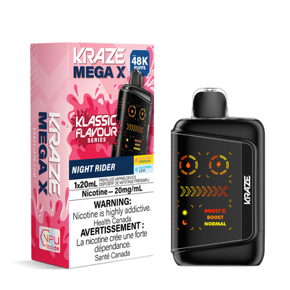 Kraze Mega X Rechargeable Disposable Vape 20mL