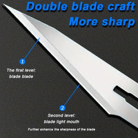 100pcs Carbon Steel No. 11 Special Sharp Blade