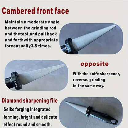 Dual-Sided Diamond Sharpening File