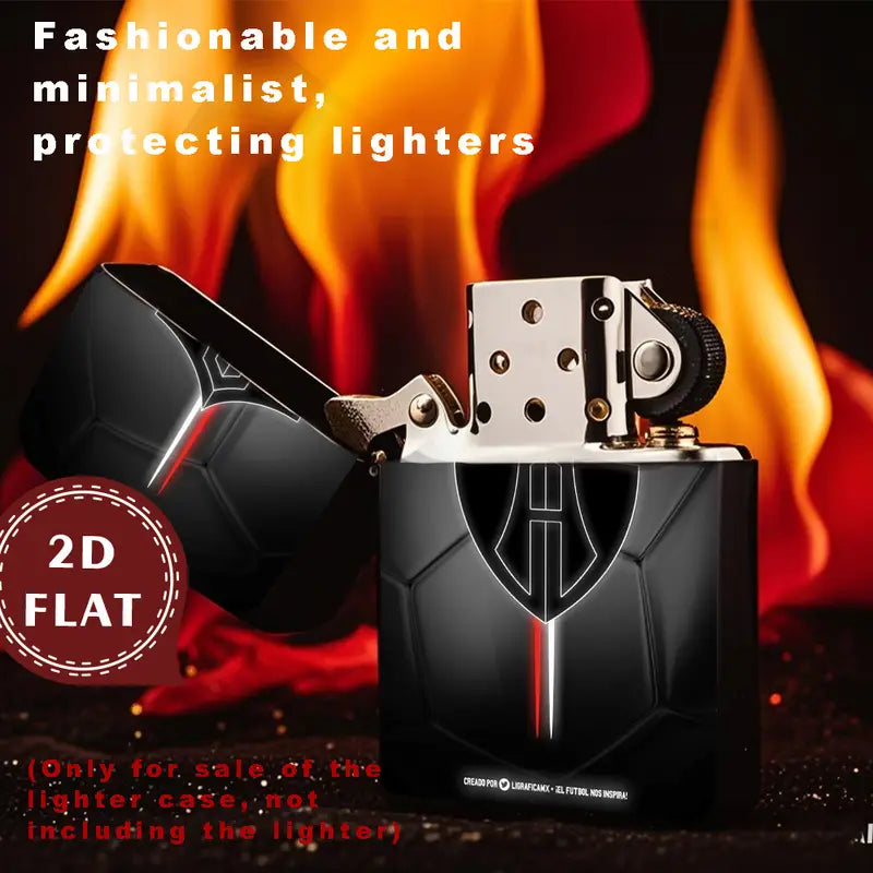 2D Flat Soccer Ball Lighter Shell