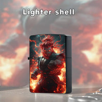 Fiery Character Design Limited Edition Metal Lighter Shell
