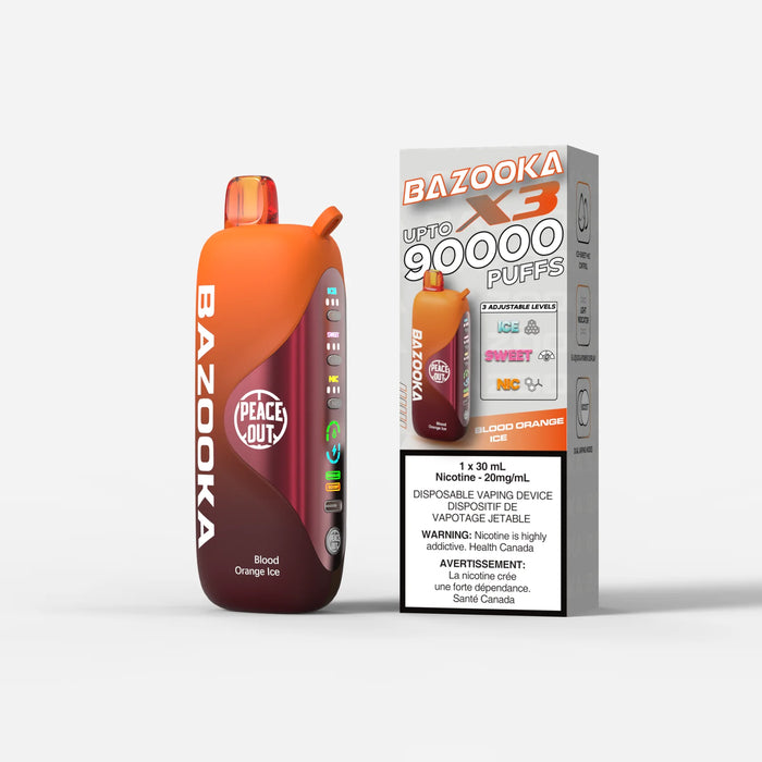 Peace Out Bazooka X3 Disposable Vape | Online Vapes Canada Peace Out Bazooka X3 Disposable Vape | Online Vapes Canada