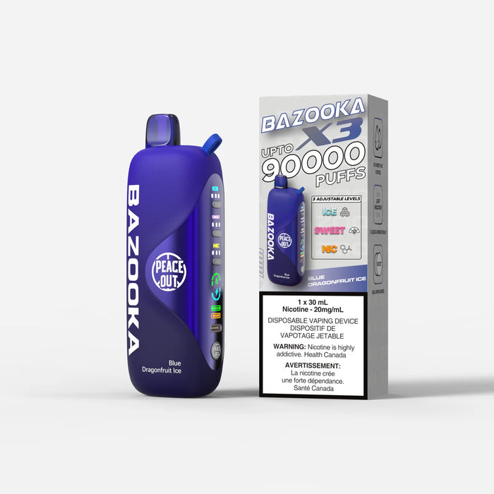 Peace Out Bazooka X3 Disposable Vape | Online Vapes Canada Peace Out Bazooka X3 Disposable Vape | Online Vapes Canada