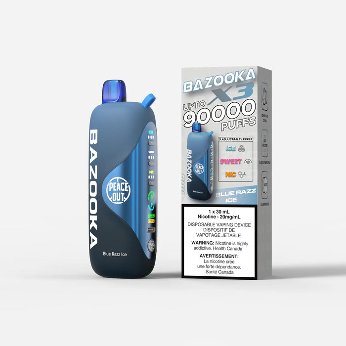 can you buy flavored vapes in canada Peace Out Bazooka X3 Disposable Vape