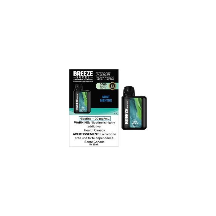 [CLEARANCE] Breeze Prime S50 6000 Puff Disposable Vape 10ml