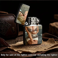 2D HD Printed Fashionable Beauty Metal Lighter Shell