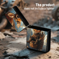 Steampunk Bunny & Gears Art Metal Lighter Shell