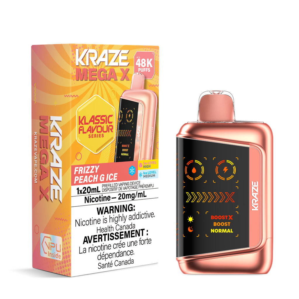 Kraze Mega X Rechargeable Disposable Vape 20mL