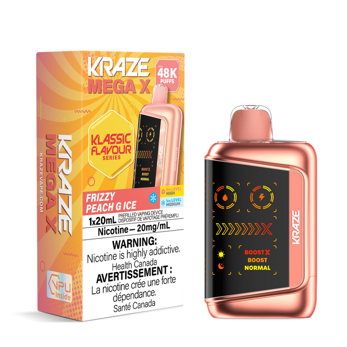 Kraze Mega X Rechargeable Disposable Vape 20mL
