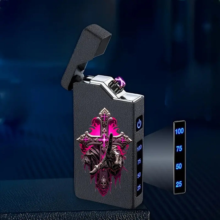 Windproof Rechargeable Double Arc Lighter