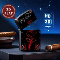 2D Flat Rose Hearts & 