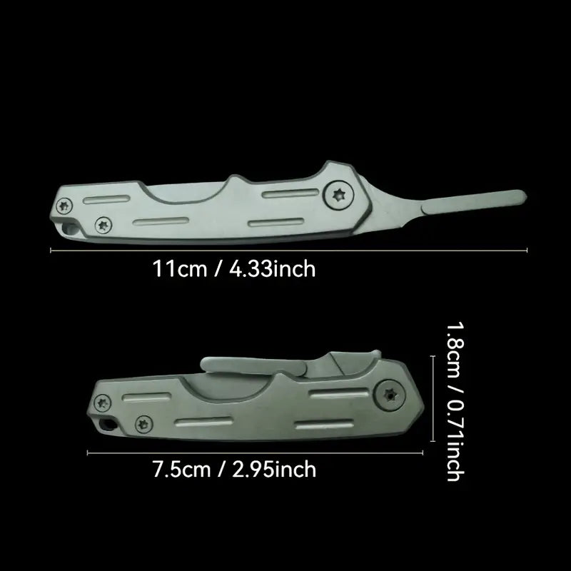 Stainless Steel Folding Handle - Blade Not Included