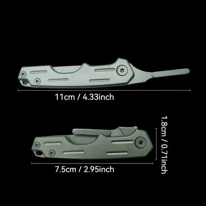 Stainless Steel Folding Handle - Blade Not Included