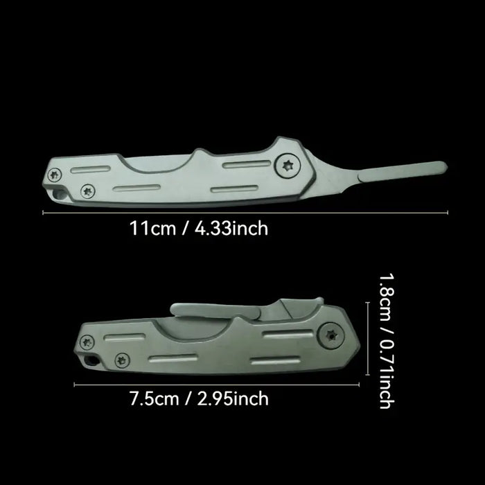 Stainless Steel Folding Handle - Blade Not Included