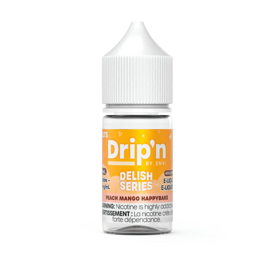 Envi Drip'n Delish E-Liquid - Peach Mango Happybake