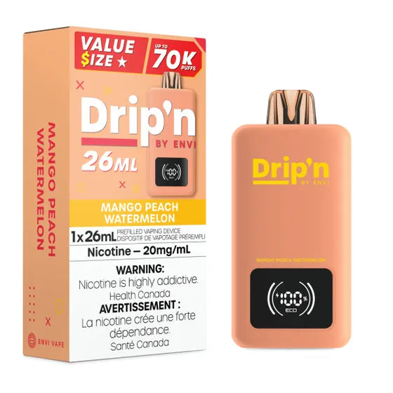 ENVI Drip'n Disposable Vape 26mL| Canada Vapes ENVI Drip'n Disposable Vape 26mL| Canada Vapes