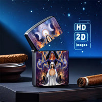 2D Wiccan Triad Mystical Aluminum Lighter Shell