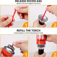 Butane Tank Adapter Set