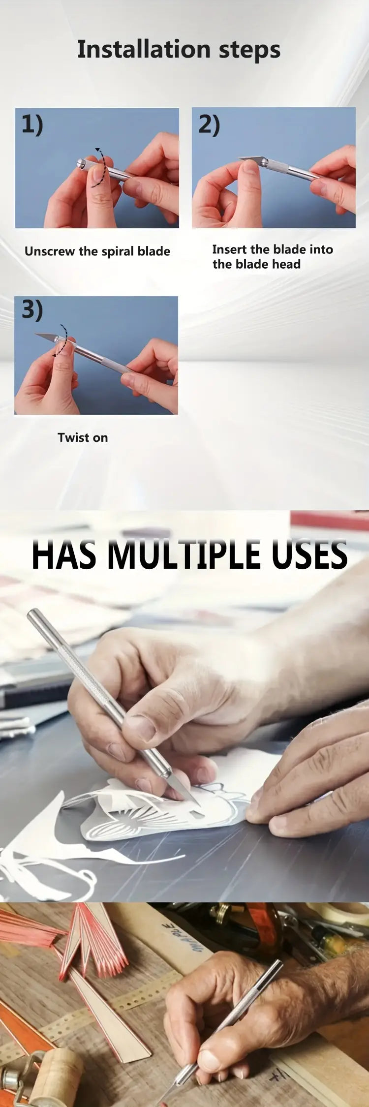 Aluminum Alloy Utility Knife