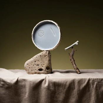 Green Cannabis Co - Rolling Tray & Pipe Forest Set