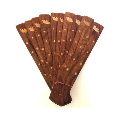 Wooden Flat Incense Holder