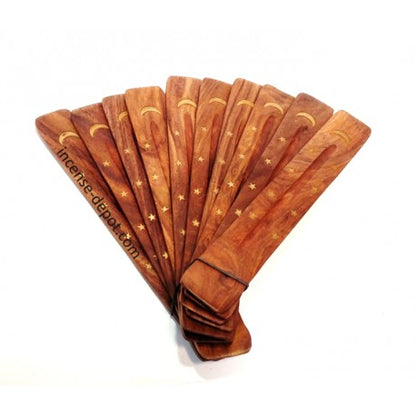 Wooden Flat Incense Holder