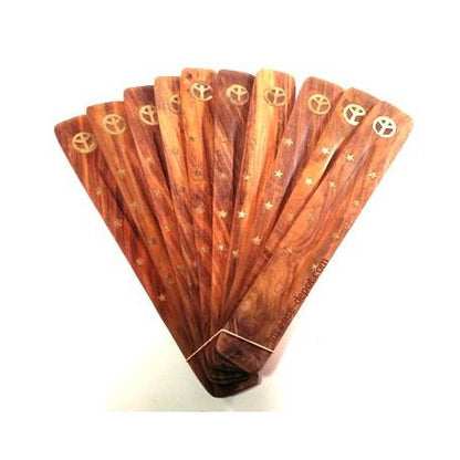 Wooden Flat Incense Holder