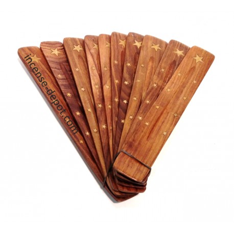 Wooden Flat Incense Holder