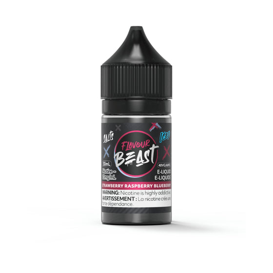 Flavour Beast E-Liquid - Strawberry Raspberry Blueberry Iced